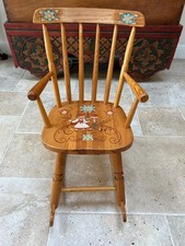Shabby chic/upcycling project - infant rocking chair, (44x68x65cm), good cond.