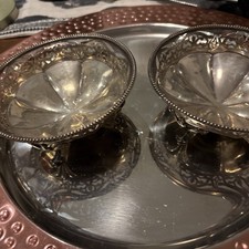 Antique pair of  Silver Hallmarked Silver Bon Bon Dish  JGL Ltd Birmingham   