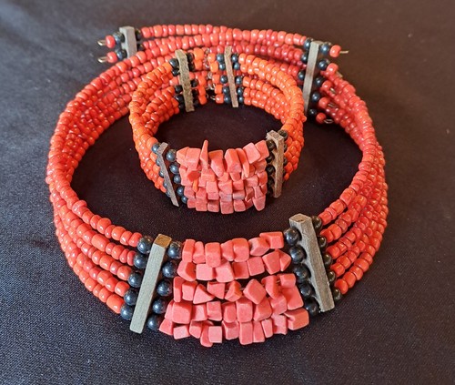 New red boho tribal style - new,