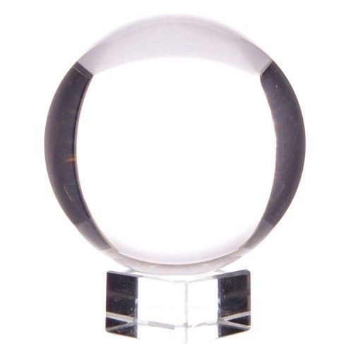 Crystal ball stand 150mm - crystal,