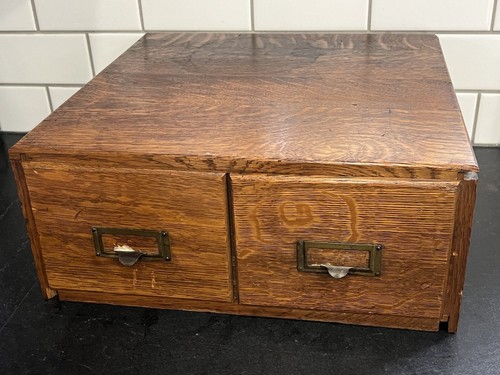 Vintage office drawer wooden - office,