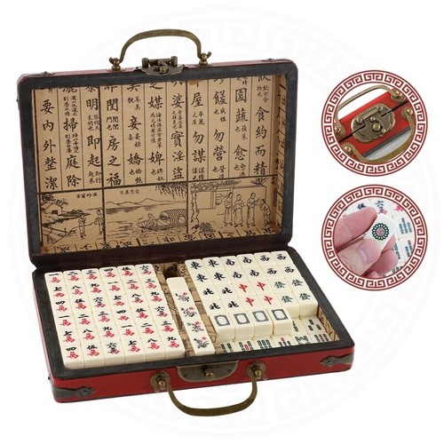 Vintage chinese mahjong set - vintage,