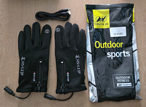 Electric heated gloves usb - gloves,,