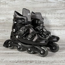 No Fear Adjustable Mens Inline Skates Grey Black Size 9-12 UK
