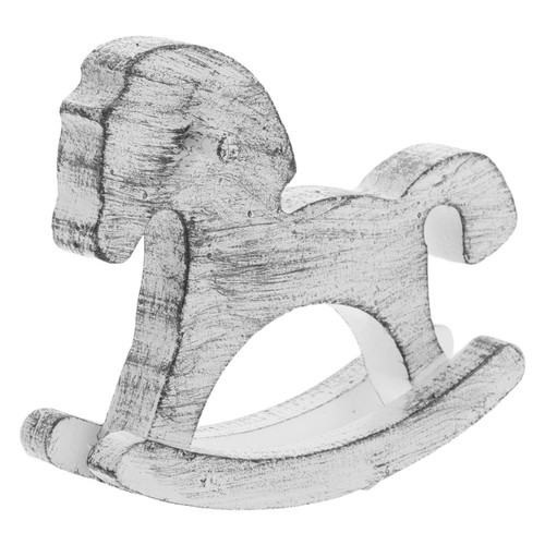 Vintage wooden rocking horse - wooden,