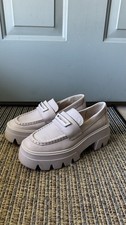 ALDO White Chunky Sole Loafer