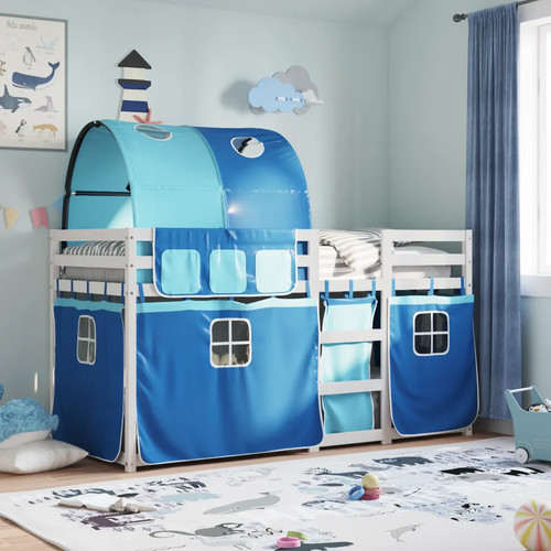 Walplus bunk bed blue solid - bunk,