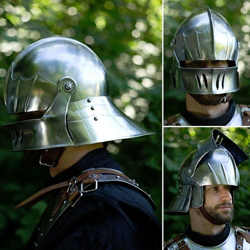 Medieval sallet helmet - medieval,