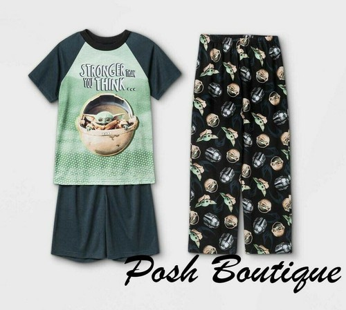 3pc baby yoda pajamas - 3pc,