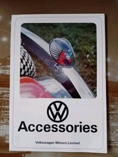 Volkswagen Accessories c1970 Brochure Beetle 411 Type 3 VW Bug Kafer Cox 