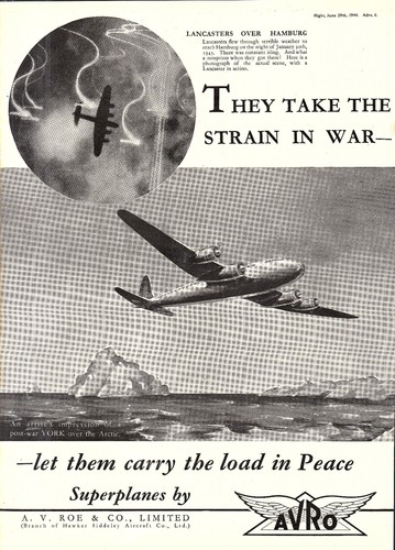 1944 avro york - avro,