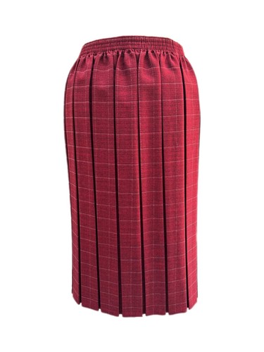Ladies tartan box - ladies, pleated
