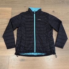 SIMMS Black Blue Fall Run Jacket PrimaLoft Lightweight Puffer Full Zip Size XL