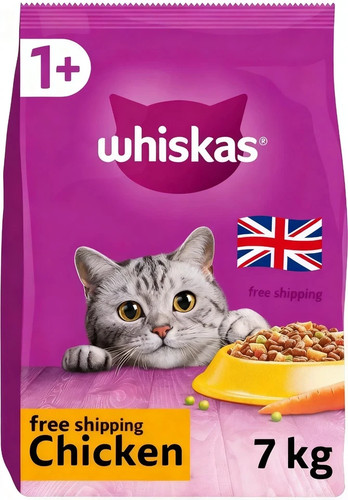 Whiskas adult dry cat food - cat,