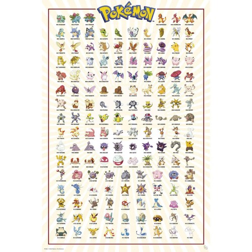 Pokémon kanto 151 - pokémon,
