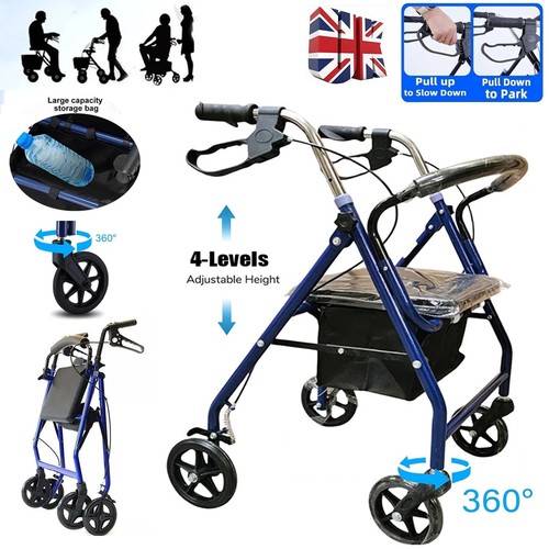 Foldable lightweight rollator - foldable,