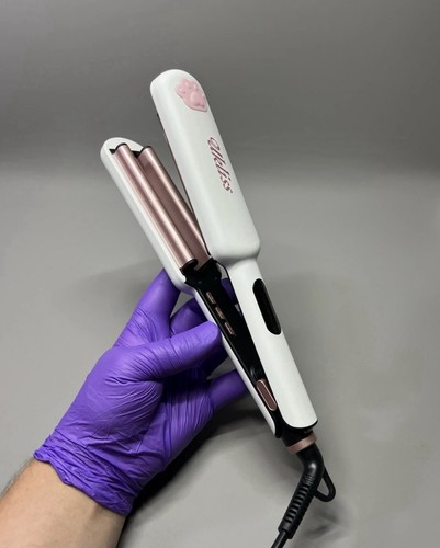 Hair crimper triple barrel - crimper,