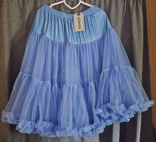 Banned cornflower blue fluffy - banned,