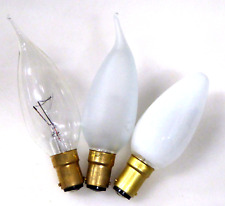 Bell 60W Incandescent Candle bulbs 240V Dimmable SBC Various Finishes see Photos