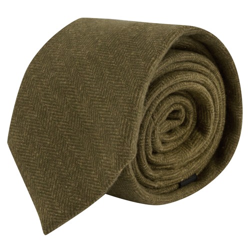 Woodland green herringbone - woodland,