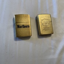 Zippo Lighter X2 1992 Marlboro