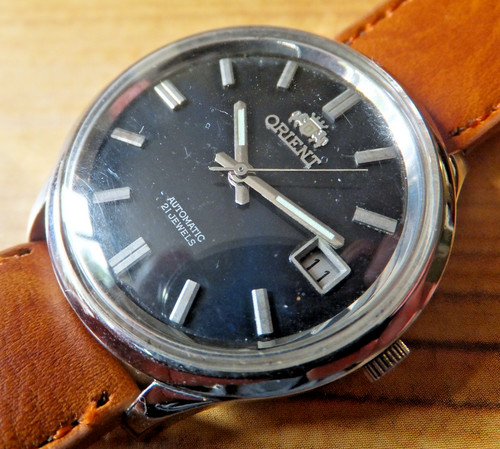 Overhauled orient black - overhauled, dial
