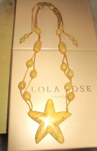 Lola rose star pendant - rose,
