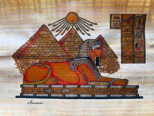 Pyramids and the - , sphinx