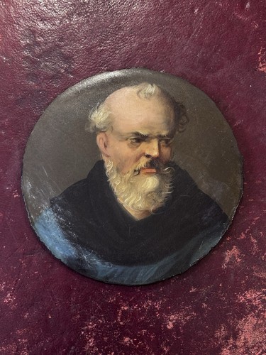 Antique portrait miniature - antique,