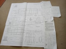 West Wings Pinto Kit Plans To Build Balsa Radio Controlled Model Aircraft