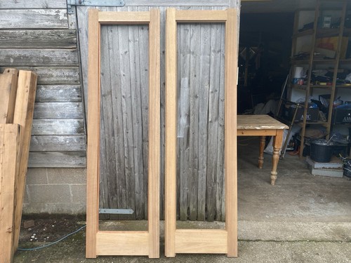 Solid oak pair pattern - pair, of