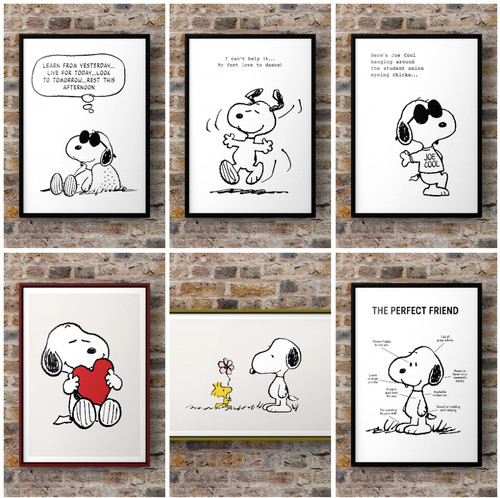 Snoopy art print - poster, a3