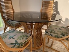 Reupholstered Rattan Bamboo