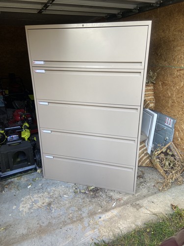 Large five drawer - metal, filing