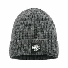Winter Hat Men Women Xmas Stone Island Warm Cuffed Cap Knit Stretch Beanie UK