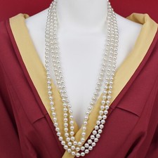 Pearl chain necklace - chain,
