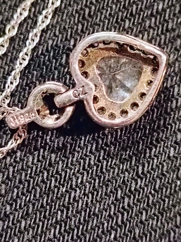 Sterling silver 925 - silver, heart