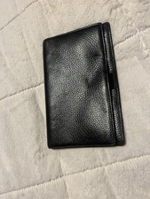 Filofax Vintage Finsbury Personal Organiser Black Real Pebble Leather Diary
