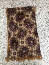 Vintage HICO Scarf Cravat Retro Mens Paisley Patterned Dapper Mod Scooter Ascot 