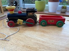 Vintage Brio Pull Along Train