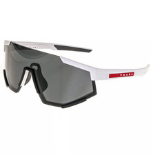PRADA 04W Linea Rossa IMPAVID Sport Sunglasses White Pilot Wrap Unisex PS04WS