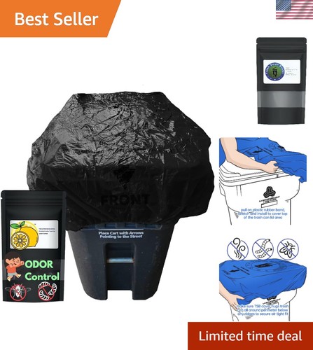 Odor eliminating trash - eliminating, can