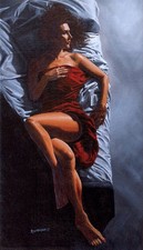 Beautiful Woman Reclining +