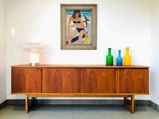 Stunning Mid Century British Teak Sideboard Vintage Fully Restored Heals