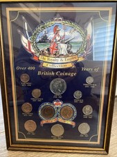 Framed The Royalty & Empire Coin Collection