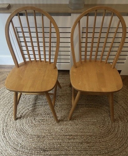 Pair vintage hoop back - pair,