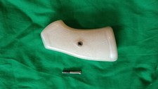 Webley & Scott Pistol stock grips .455 MkVI Mk6 pearl with screw by FRANZITE 