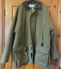 Mens COUNTRYWEAR padded green tweed jacket coat size XXL / 2XL - worn once