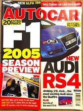 AUTOCAR MAGAZINE 22-FEB-05 -