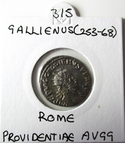 Roman gallienus silvered - roman.,